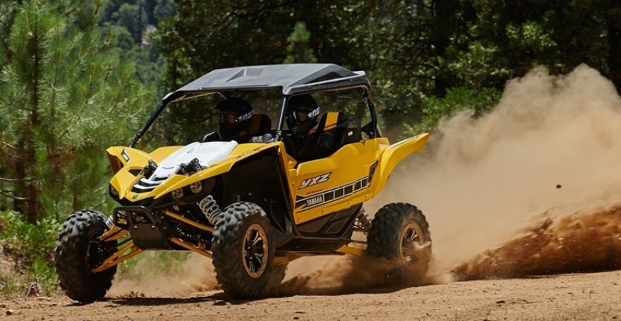 A new generation of off-roaders, like the Yahama YZX1000R SE offer blazing speed and agility.