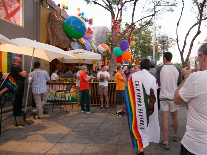 The celebratory mood continued onto the streets of West Hollywood after the Decision Day rally ended on Friday, June 26, 2015. 
