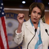 Democratic minority leader Nancy Pelosi voted against the amendment. 