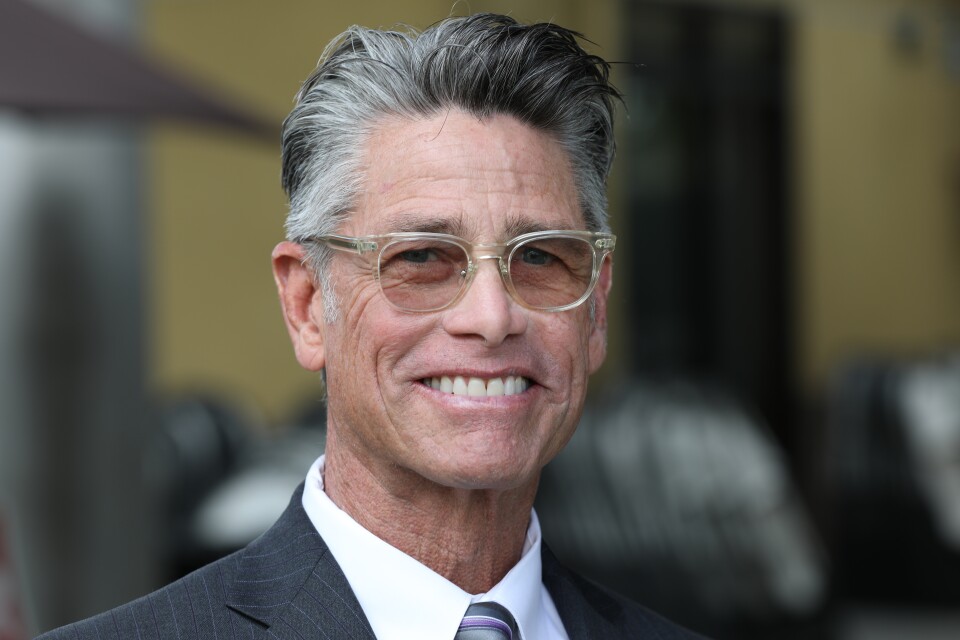 John T. Higginson at a candidate forum for Los Angeles City Council District 7 on Feb. 11, 2017.