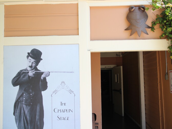 The Jim Henson Company's studio originally belonged to Charlie Chaplin. They've kept his name as one of their stages.