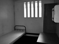 A typical prison cell.