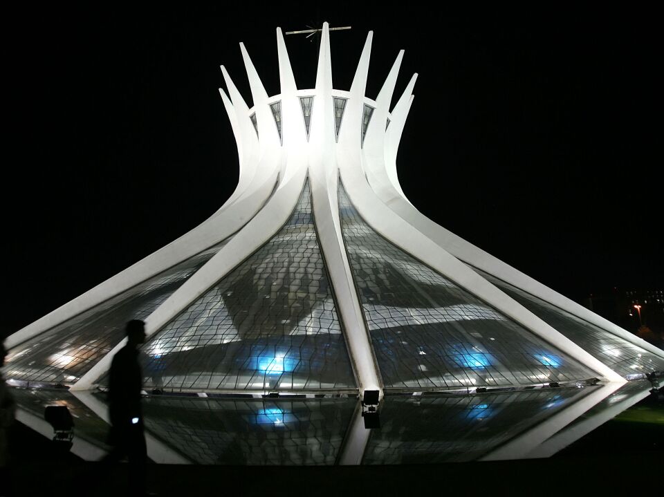 Brasilia's Cathedral was inaugurated in 1960.