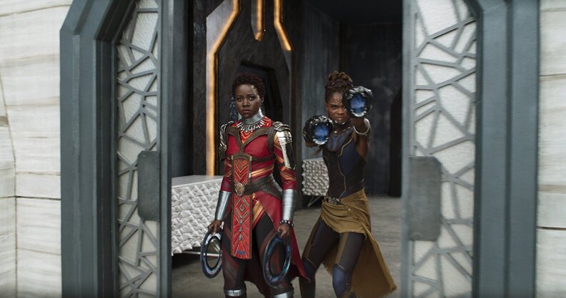 A scene from "Black Panther."