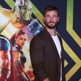 GOLD COAST, AUSTRALIA - OCTOBER 13:  Chris Hemsworth arrives for the Thor: Ragnarok Australian Premiere at Event Cinemas Robina on October 13, 2017 in Gold Coast, Australia.  (Photo by Chris Hyde/Getty Images for Disney)