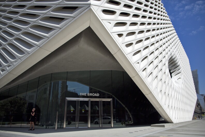 The Broad opens to the public for the first time on Sunday, Sept. 20, 2015. KPCC's The Frame received an exclusive tour inside the museum on Friday, Sept. 11, 2015.