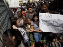 Jefferson High School students walk out from classes to protest a broken scheduling system, they said. Many students involved with AP classes and leadership courses couldn't take both because the classes were scheduled at the same times.