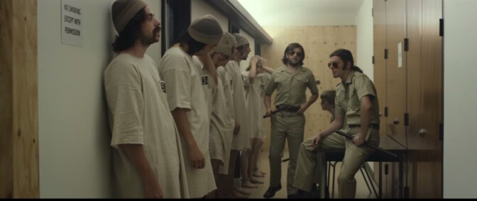 Scene from the upcoming film, The Stanford Prison Experiment