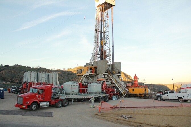 File: An image provided by SoCalGas of the Aliso Canyon storage facility. 