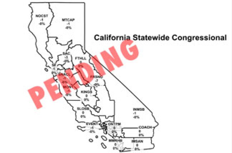 2011 First Draft Congressional District Map of California