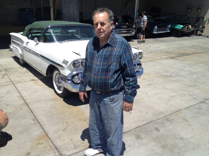 72-year-old Norman Marden with his new...old...1958 Chevrolet Impala