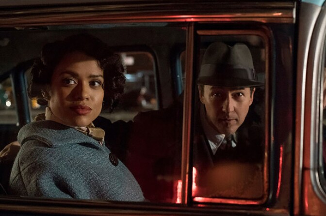 Gugu Mbatha-Raw stars with Edward Norton in "Motherless Brooklyn."