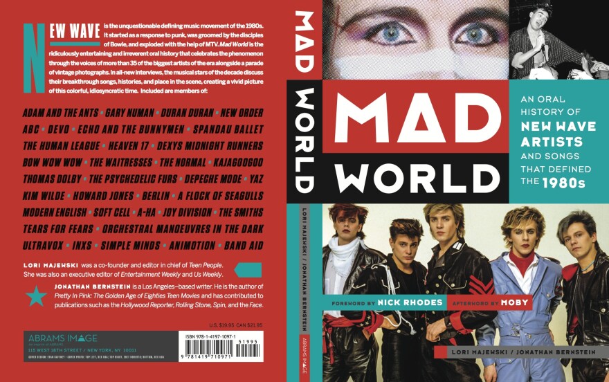 A copy of the book, "Mad World." 