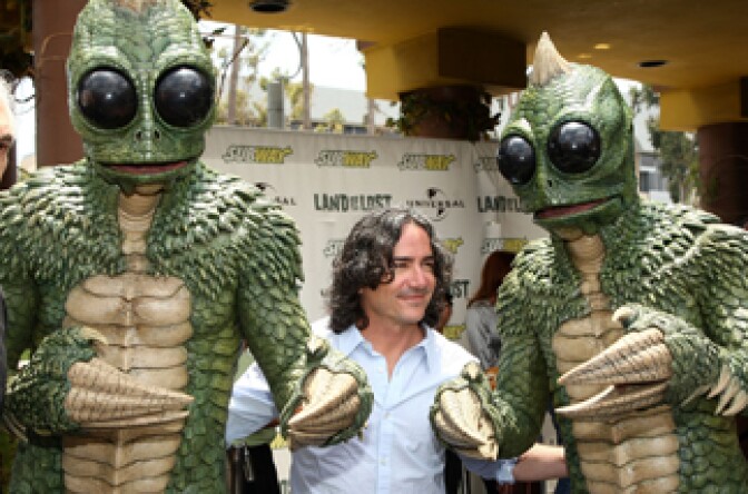 Director Brad Silberling attends Universal Pictures and Subway restaurant's transformation of a local restaurant into 'Land of the Lost', Universal Pictures' new film on May 28, 2009 in Santa Monica, California. 