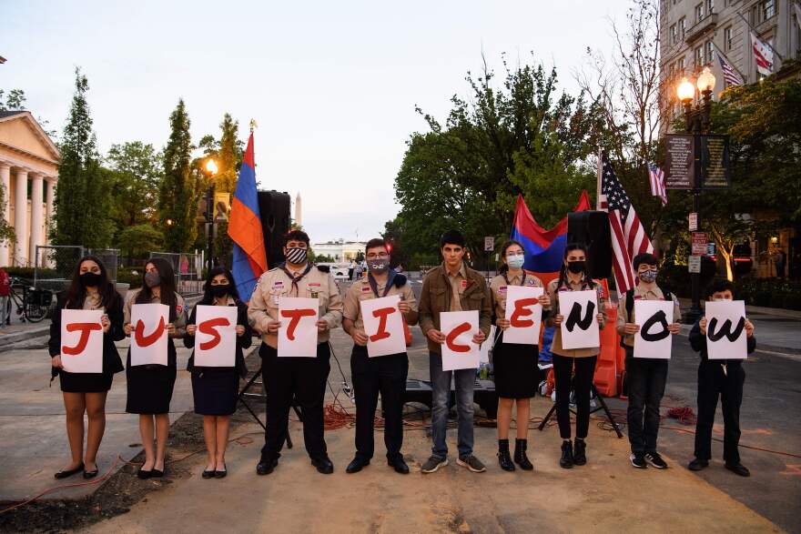 US-ARMENIA-TURKEY-GENOCIDE-PROTEST
