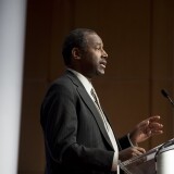 Republican Presidential hopeful Ben Carson speaks during the 2016 Republican Jewish Coalition Presidential Candidates Forum in Washington, DC, December 3, 2015. 