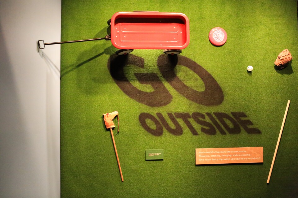"Play" exhibit outside area