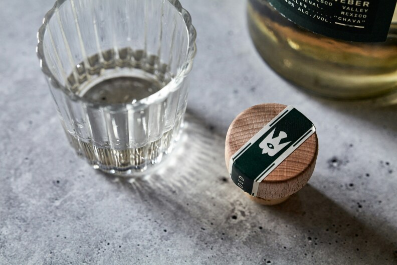 Picture of a shot glass of tequila