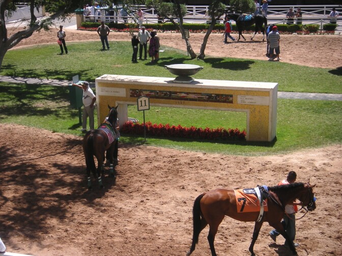 Native Diver's remains were interred under a monument in his honor at Hollywood Park. They'll be moved to Del Mar Racetrack following the park's closure. 