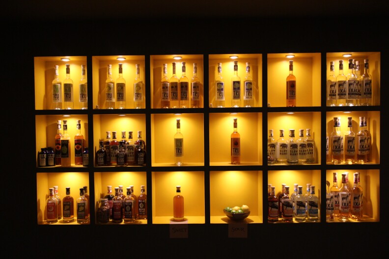 Green Bar's bar.