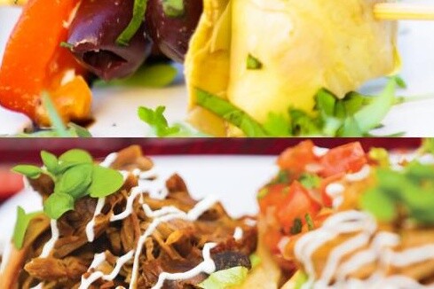 Close up of some dishes that will be served at the Autry's flavor series.
