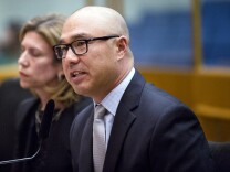 Southern California Gas Company's Jimmie Cho, the incident commander for the Porter Ranch gas leak, speaks during a regular Los Angeles County Board of Supervisors meeting on Tuesday, Nov. 24, 2015. The leak, which was first reported on Oct. 23, is increasing California's greenhouse gas output by 25 percent.
