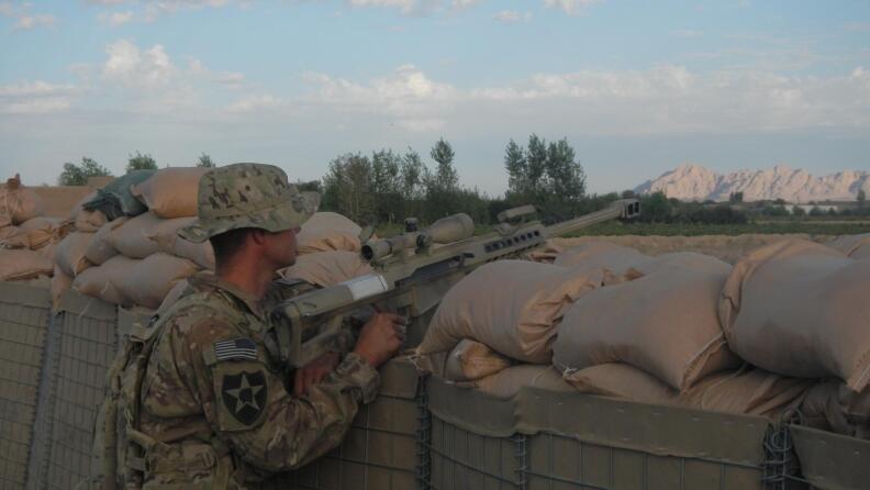 Sgt. Kurt Erickson in 2012, Kandahar Province, Afghanistan