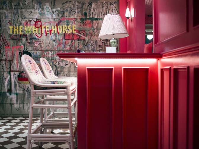 The White Horse has a long history of being a community staple in the Hollywood and Western neighborhood. Reza Fahim bought the space from the bar's owner, Victoria, who ran it for nearly 30 years.