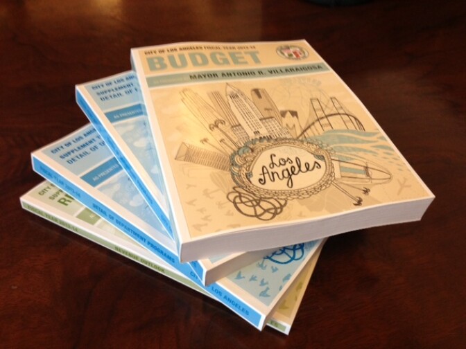 The city administrative officer, Miguel Santana, projects Los Angeles will be in the red through 2017-18, but only if lawmakers keep spending in check and do not cut taxes.