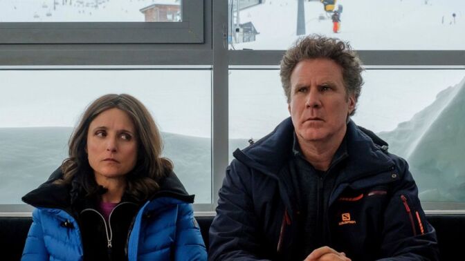 Julia Louis-Dreyfus and Will Farrell co-star in "Downhill."