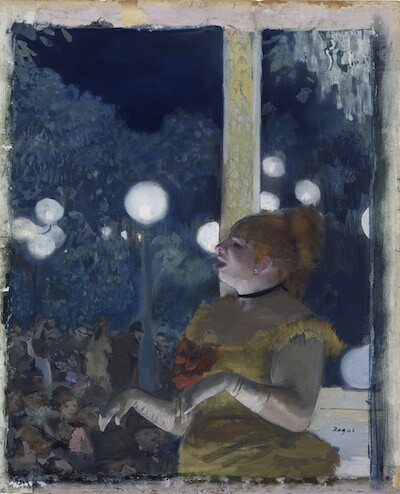 "Au Café Concert: La Chanson du Chien," (1875), by Edgar Degas. This work is among the many that Jerry Perenchio will bequeath to the LA County Museum of Art.