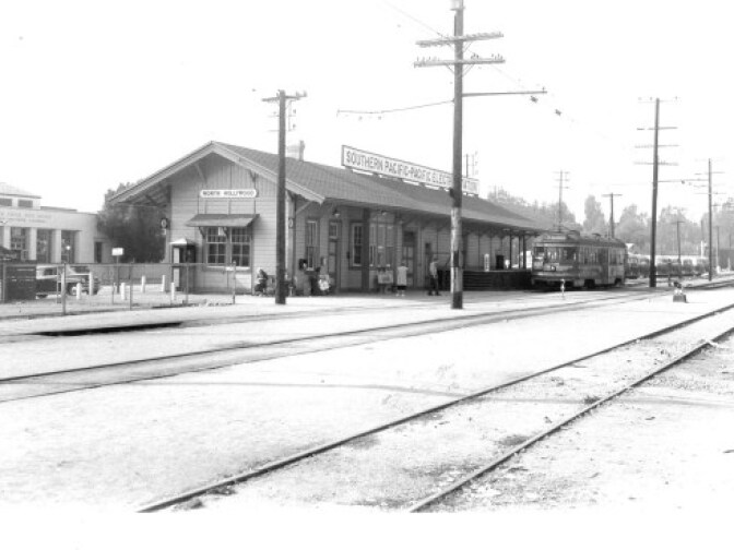 The Lankershim Depot in 1950. 