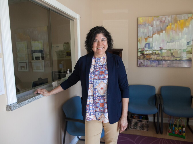 Jeanette Kuiphof at the Women's Pregnancy Care Clinic in Pasadena, Calif. on Tuesday, March 22, 2016. 