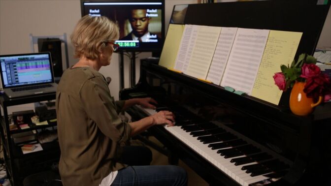 Film composer Rachel Portman in the documentary "SCORE: A Film Music Documentary."