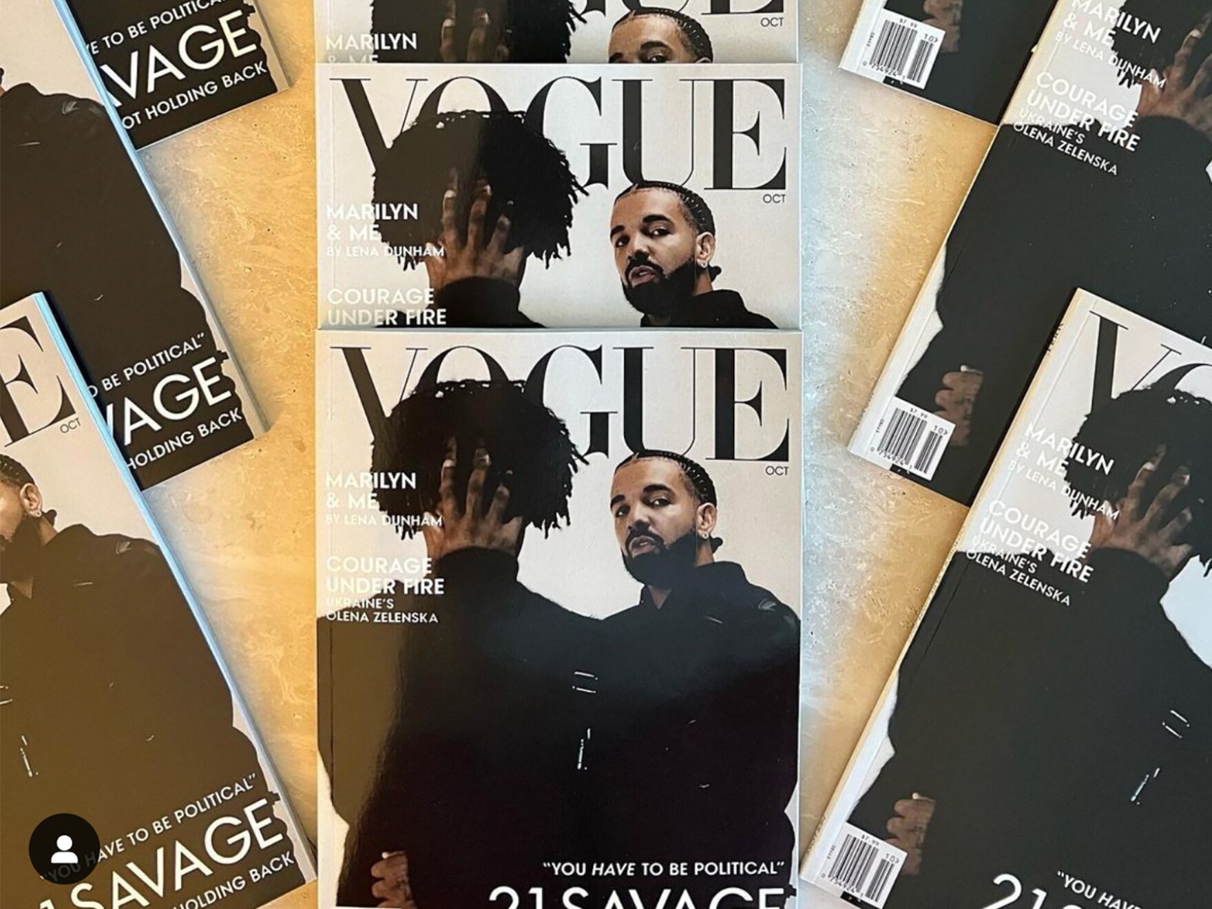 Savvg Rapper 'Vogue' Sues Rappers Drake And 21 Savage Over Fake Magazine Cover ...