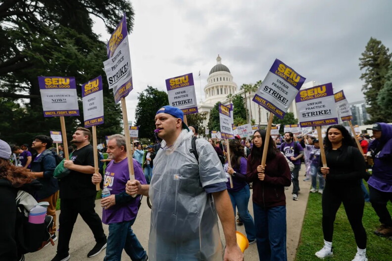 California State Workers Launch Strike Amid Contract Dispute