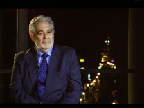 File: Placido Domingo (via satellite) speaks during the 'Great Performances: Placido Domingo - My Favorite Roles' panel at the PBS portion of the 2011 Winter TCA press tour held at the Langham Hotel on January 9, 2011 in Pasadena.