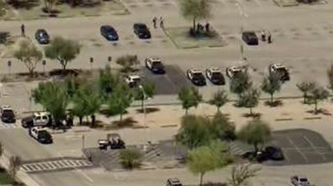 Pierce College in Woodland Hills was on lockdown Friday morning as police searched for a suicidal student. 