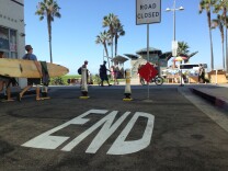 Police say temporary ballards at Ocean Front Walk in Venice have prevented accidental drive-ons.