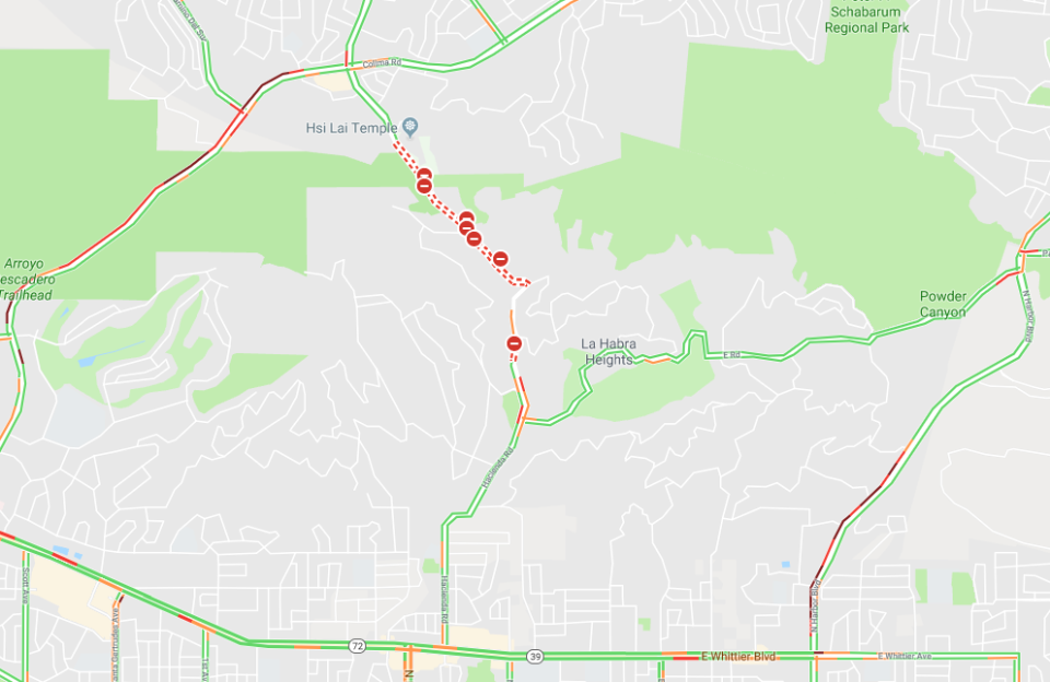 Hacienda road closed indefinitely due to 2019 winter rains