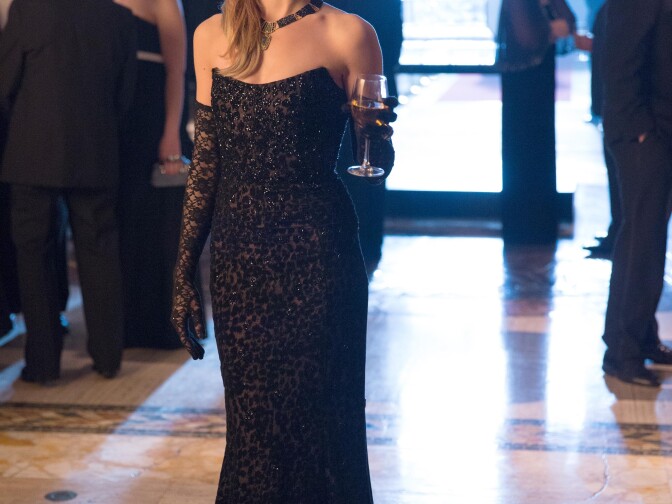 Barbara (Erin Richards) attends a charity ball in the “Under the Knife” episode of "Gotham."