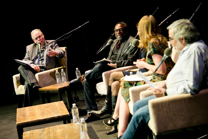KPCC's FilmWeek critics and host Larry Mantle plus an audience of 1,000 gathered at the historic Theatre at Ace Hotel in Downtown Los Angeles for FilmWeek's 2017 Oscar preview.