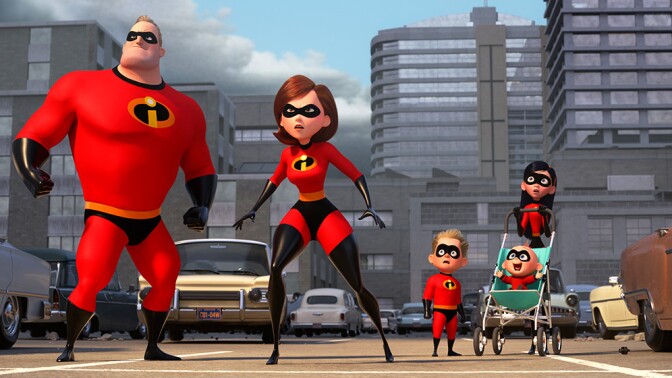 Still from Disney Pixar's "Incredibles 2"