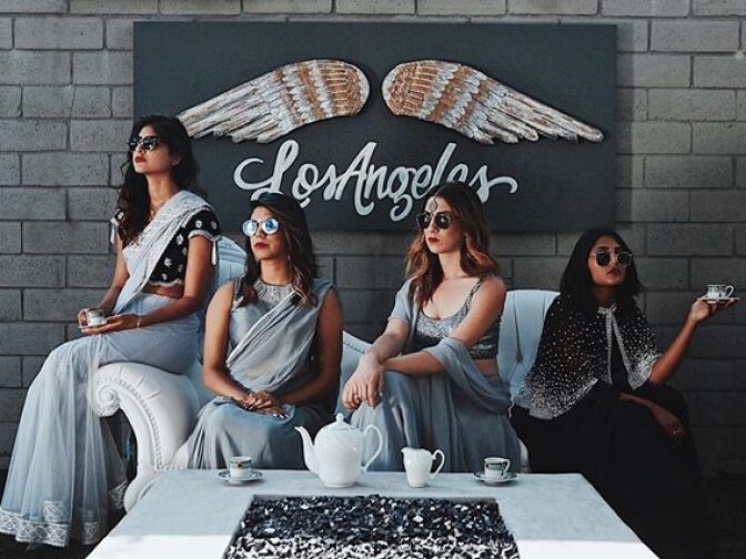 An image of the fashions from clothing line Kynah.