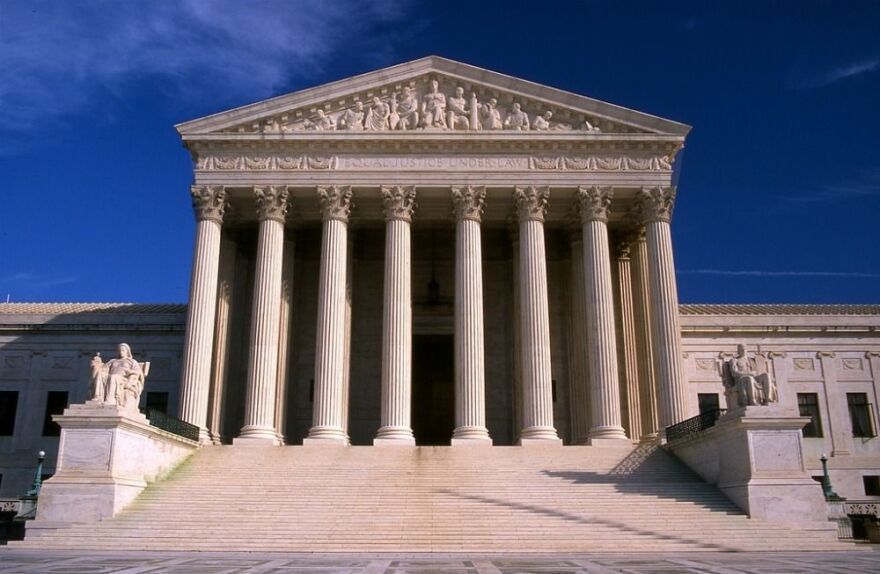 The U.S. Supreme Court building in Washington D.C.