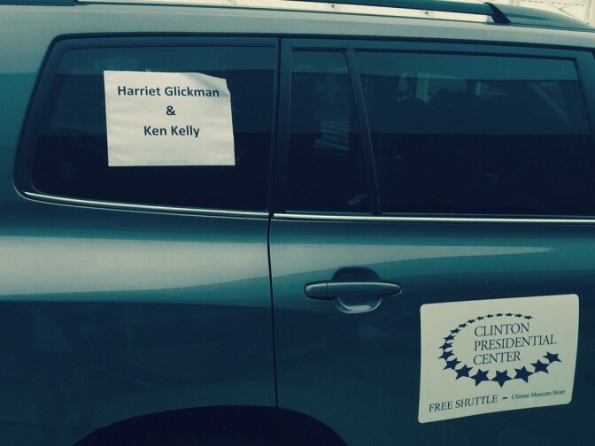 Ken Kelly and Harriet Glickman are the toast of Little Rock this week.