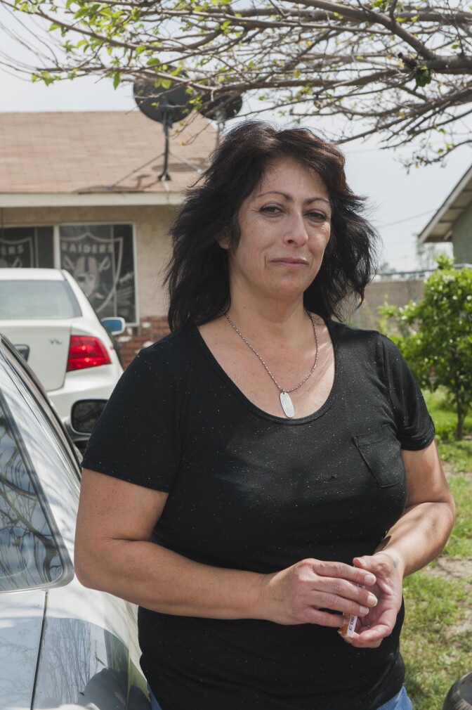 Anna Gallegos lives in Mira Loma Village, California. Her neighborhood is surrounded by warehouses and freeways, contributors to some of the worst air pollution in the state. Gallegos dislikes the traffic, noise, and health threats that come with the warehouses, but also understands that they bring some benefits — her husband works in one.