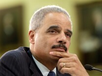U.S. Attorney General Eric Holder testifies before the House Appropriations Committee on Capitol Hill April 18, 2013 in Washington, DC. The committee heard testimony from Holder on the topic of the fiscal year 2014 Justice Department budget request. 