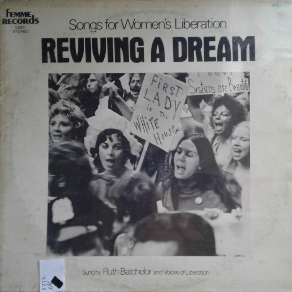 The front cover of Ruth Batchelor's "Songs for Women's Liberation: Reviving a Dream"