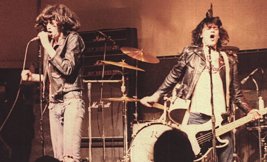 A photo of The Ramones from “Smithsonian Rock and Roll: Live and Unseen.”